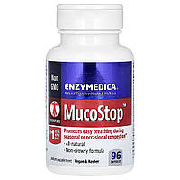 Комплекс для підтримки дихальних шляхів, MucoStop, Enzymedica, 96 капсул