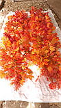 Декор на арку з штучного листя  клена, фото 2