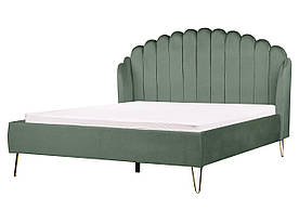 Ліжко Velvet EU King Size, зелене AMBILLOU