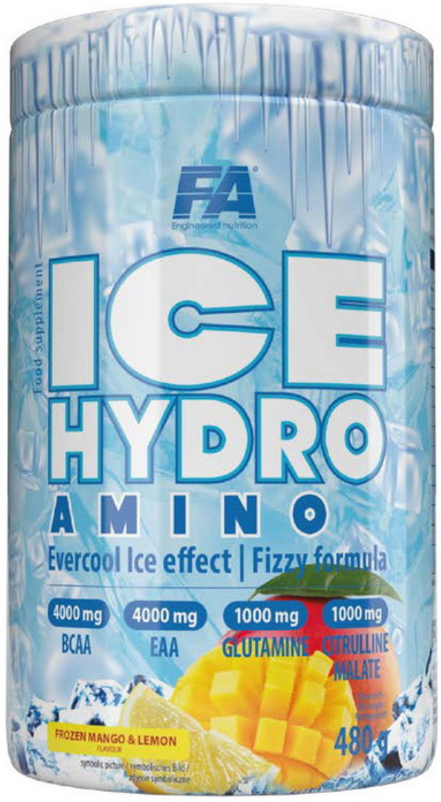 Амінокислоти Fitness Authority Ice Hydro Amino 480 г mango lemon