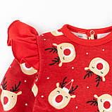 Боді-сукня для дівчинки з крильцями та пов'язкою з оленями Deer, фото 3
