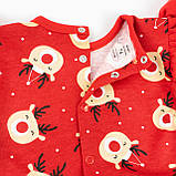 Боді-сукня для дівчинки з крильцями та пов'язкою з оленями Deer, фото 4