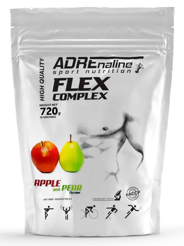 Для здоров’я суглобів і зв’язок Adrenaline Sport Nutrition Flex Complex 720 грам Смак: Яблуко груша, фото 1