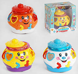 Музичний горщик 66811 "TK Group" УКРАЇНСЬКЕ ОЗУЧУВАННЯ, підсвічування, пісня, колесо вільного ходу