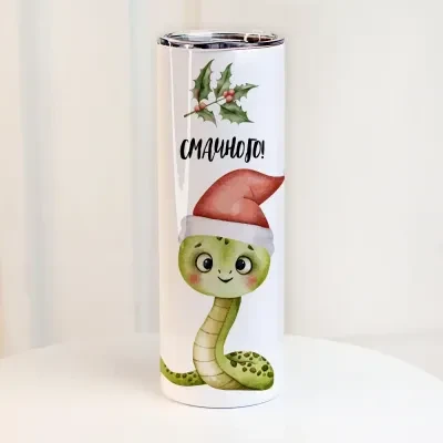 Термос (термочашка) з принтом Смачного, фото 1