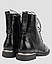 Черевики високі жіночі демісезонні чорні натуральна шкіра лакована Україна VM Villomi — розмір 36 (23 см) (модель:, фото 5