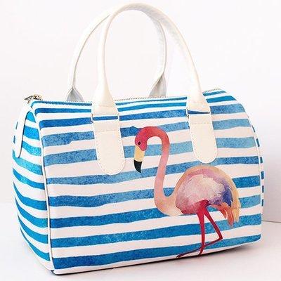 Сумка бочка Barrel Фламінго, фото 1