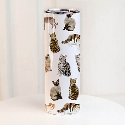 Термочашка з принтом Котики, фото 1