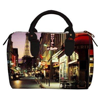 Сумка бочка Barrel Нічний Париж, фото 1
