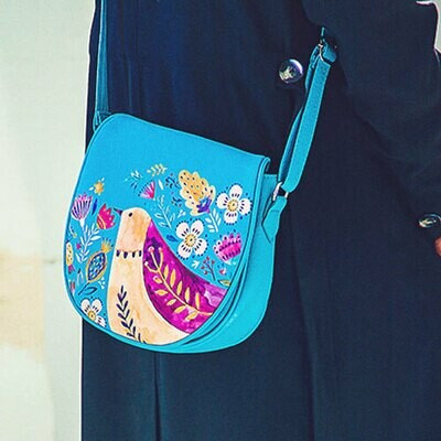 Молодіжна сумка Saddle Пташка, фото 1