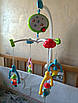 Музична карусель малюкові на ліжечко мобіль 5 іграшок підвісок розвиток сприйняття дрібної моторики уваги, фото 6