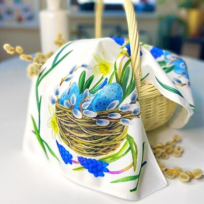 Серветка на стіл, для кошика Великодній кошик, фото 1