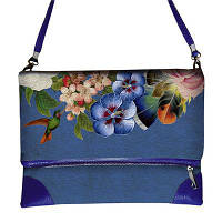 Сумка на плече жіноча Pretty Квіти та колібрі