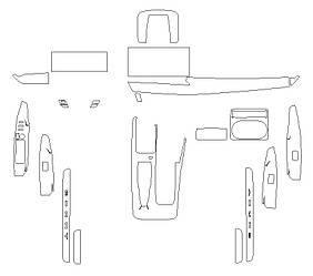 Комплект викрійок для салону TOYOTA CAMRY 2025 -