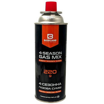 Газовий балон BaseCamp 4 Season Gas 220 г