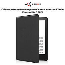 Обкладинка для електронної книги AIRON Premium для Amazon Kindle Paperwhite 5 2021 чорного кольору
