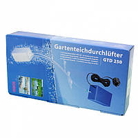 Ставковий компресор Schego GTD 250 (600) 12В з розпилювачем і трансформатором для аерації водойми