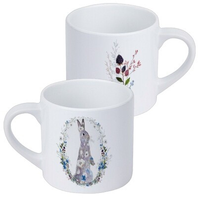 Чашка маленька Кролик в квітах, фото 1