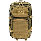 Рюкзак U.S. Assault Large Pack Mil-Tec (Німеччина) molle 36літрів Ranger Green/Coyote, фото 2