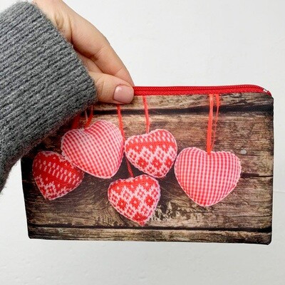 Жіноча косметичка Серця, фото 1