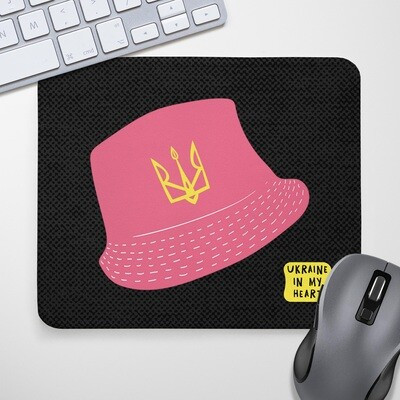 Килимок для миші Рожева панама, фото 1