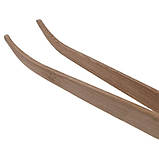 Бамбуковий вигнутий пінцет Repti-Zoo 28 см (FR09) для годування і догляду в тераріумі, фото 4