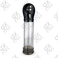 Вакуумний електричний збільшувач пеніса (помпа, екстендер) з режимами, аккумулятором та LED дисплеєм