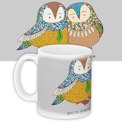 Чашка з принтом Мені так затишно..., фото 1