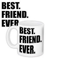 Чашка з принтом Best. Friend. Ever.