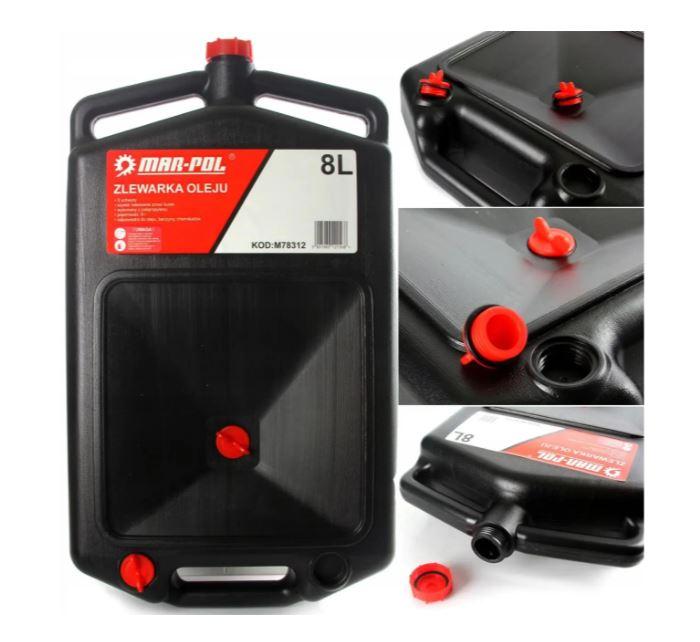 Каністра для зливання відпрацьованої олії антифризу 8 л Mar Pol M78312