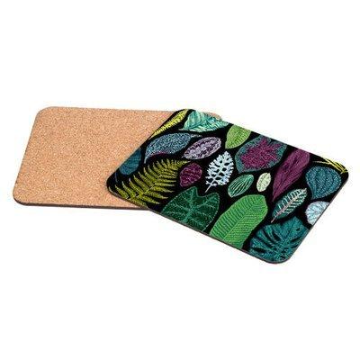 Підставка під гаряче 25х19 см (корок) Листочки, фото 1