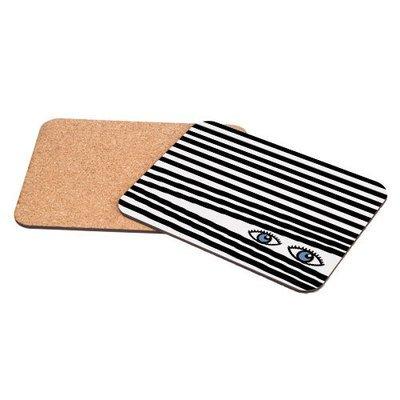 Підставка під гаряче 25х19 см (корок) Очі, фото 1