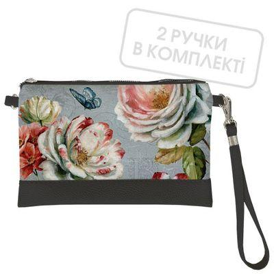 Клатч через плече Ніжні квіти, фото 1