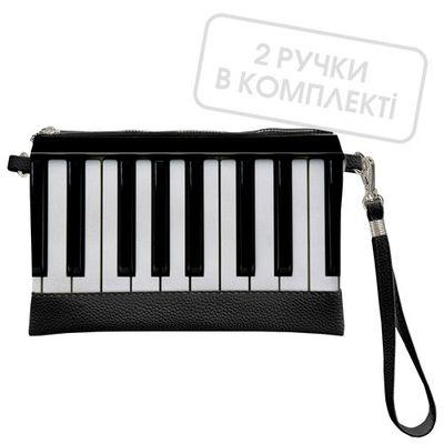 Клатч через плече Клавіші піаніно. Музика, фото 1