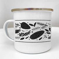 Чашка металева Camper Шишки і ягоди