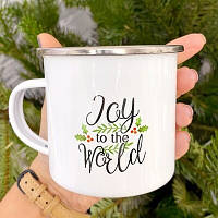 Чашка металева Camper Joy to the world