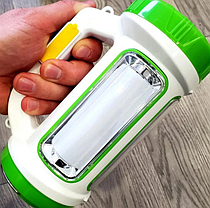 Ліхтар кемпінговий ручний туристичний ліхтарик LED6088 з Power Bank сонячною батареєю та 5 режимами, фото 2