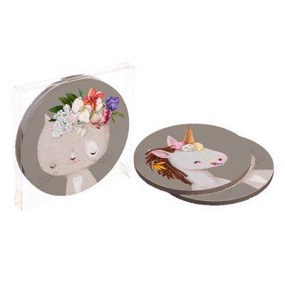 Підставки під гаряче Coaster (корок) Весняний настрій, фото 1