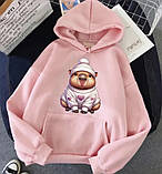 Жіноче худі з милим принтом капібари, фото 2