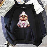 Жіноче худі з милим принтом капібари, фото 4