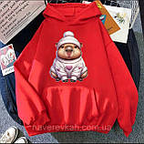 Жіноче худі з милим принтом капібари, фото 9