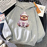 Жіноче худі з милим принтом капібари, фото 10