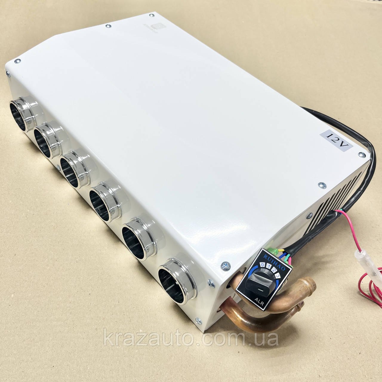 Отопитель салону Богдан, Еталон 12 V 6 сопл (DK-270754740-7093-12) 32951210929