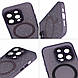 Чохол для Apple iPhone 14 | MagSafe Composite Matte Splash (deep purple), фото 8