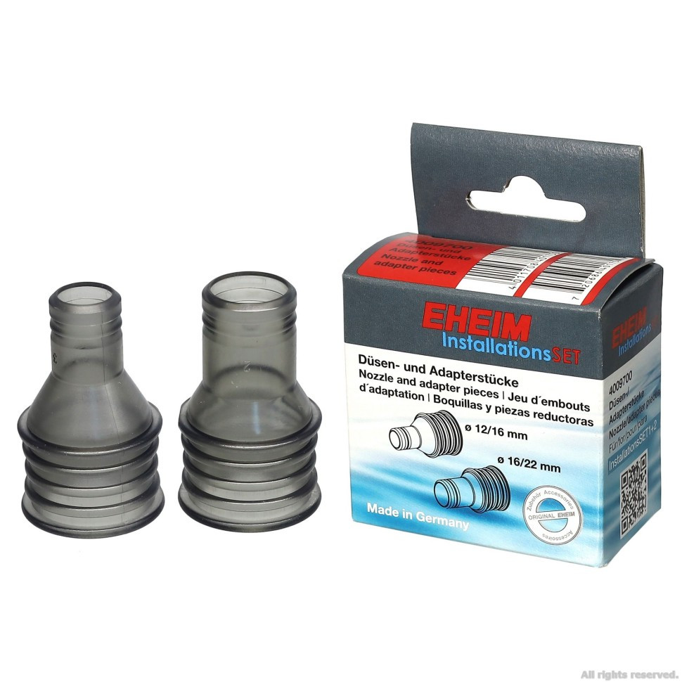 Сопло/перехідник Eheim nozzle/adapter pieces 12/16мм, 16/22мм. для InstallationsSET 1+2 (4009700), фото 1
