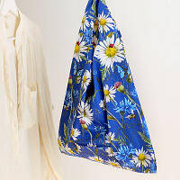 Сумка для покупок складна Ромашки та волошки