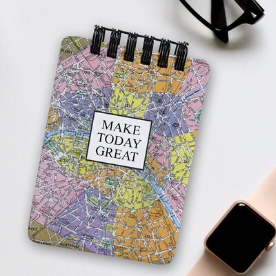 Блокнот на пружині Baby, A7 Make today great, фото 1