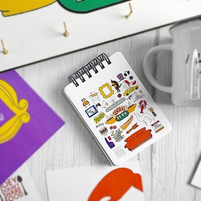 Блокнот на пружині Baby, A7 Central perk, фото 1