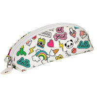 Пенал-косметичка Стікери на білому фоні