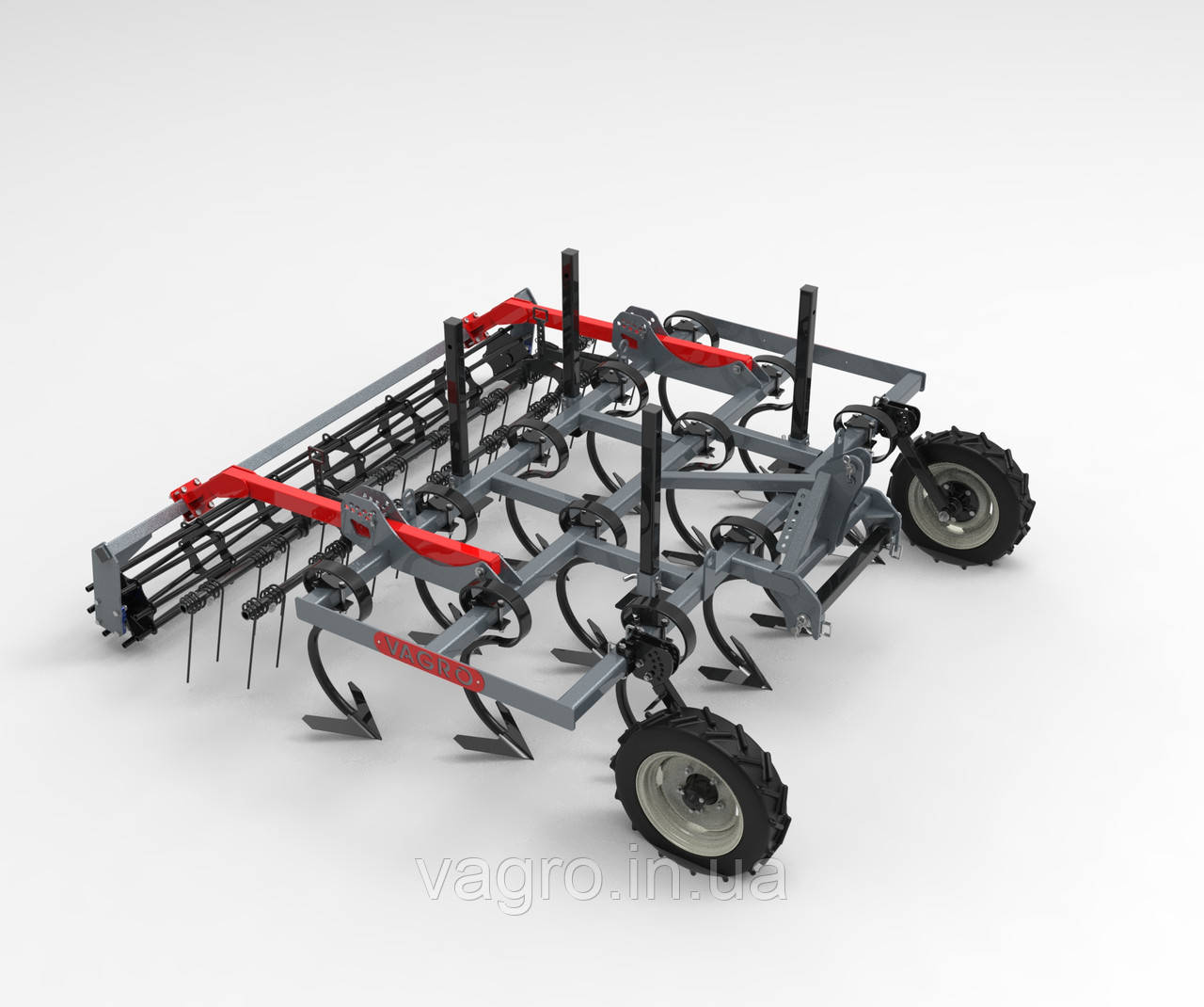 Культиватор Навісний АКС 4 ВАГРО з Гребінкою і Катком під МТЗ, Юмз